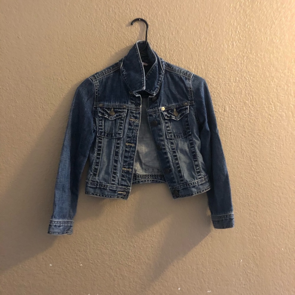 Girls gap jean jacket in the size 8